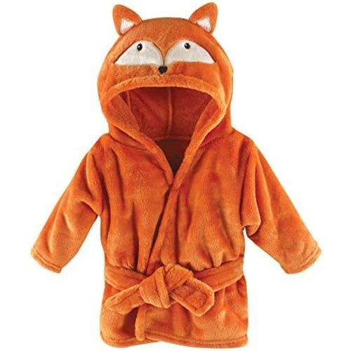 Hudson Baby Unisex Baby Plush Animal Face Bathrobe