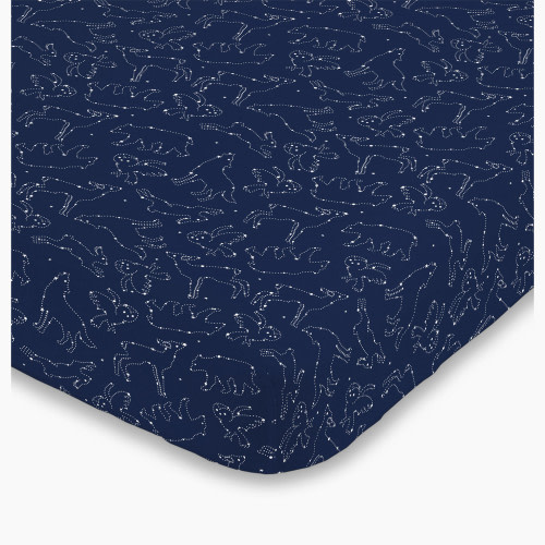 NoJo Baby Nursery Fitted Crib Sheet - Cosmic Constellations