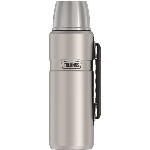 THERMOS Stainless King Vacuum-Insulated Beverage Bottle, 40 Ounce, Matte Stainless Steel