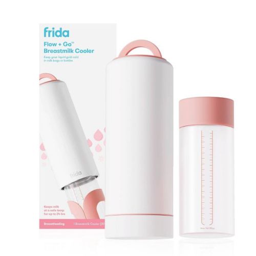 Frida Mom Flow + Go Breastmilk Storage Cooler Bottle - 20oz