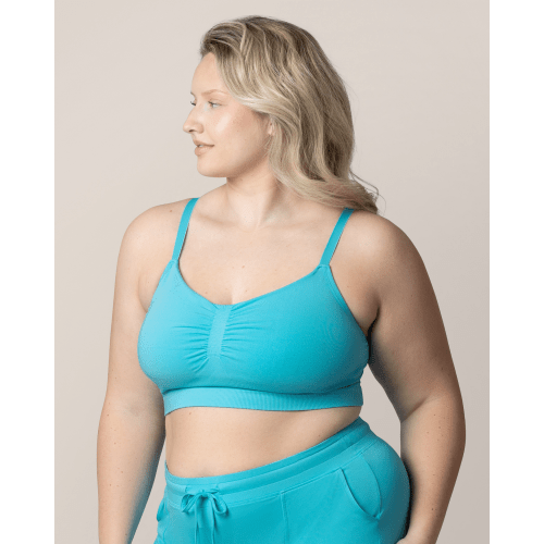 Sublime® Bamboo Hands-Free Pumping Lounge & Sleep Bra | Twilight - Kindred Bravely