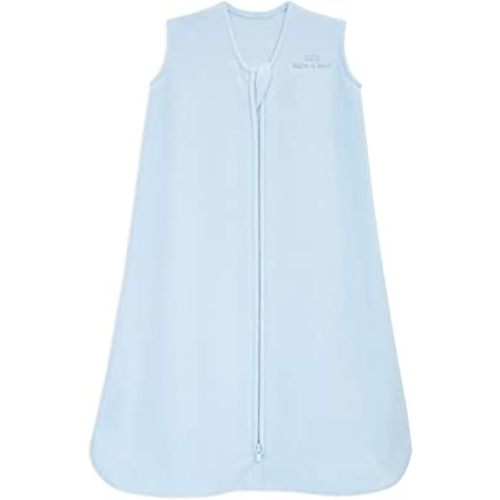 HALO Sleepsack Micro-Fleece Wearable Blanket, TOG 1.0, Baby Blue, Small