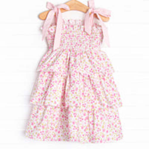 Magenta Meadows Dress, Pink – Stitchy Fish