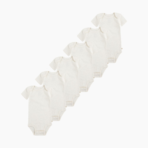 Huggies Basic Bodysuit (6 Pack) - Oatmeal Heather, Newborn