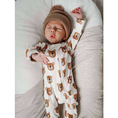 Baby Bear / Organic 2-Way Zip Romper