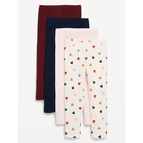 Ribbed Leggings 4-Pack for Toddler Girls | Old Navy