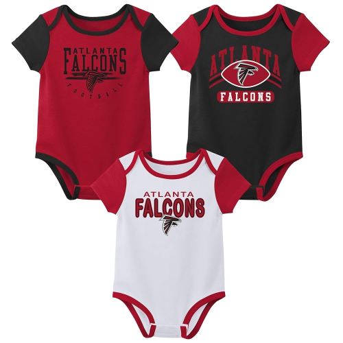 Outerstuff NFL Teams Newborn Baby and Infant Short Sleeve Bodysuit Variety 3-Pack (0-18m)