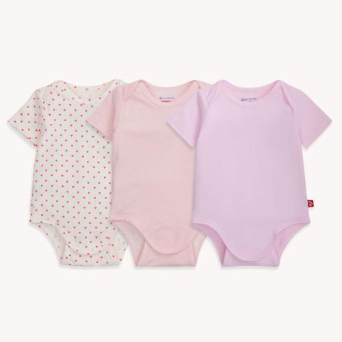 pink heartbeat cloudstretch™ magnetic bodysuit | 3 set – Magnetic Me