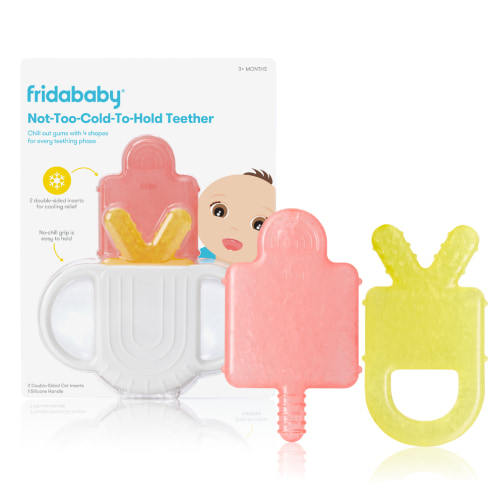 Not-Too-Cold-To-Hold Teether – Frida | The fuss stops here.