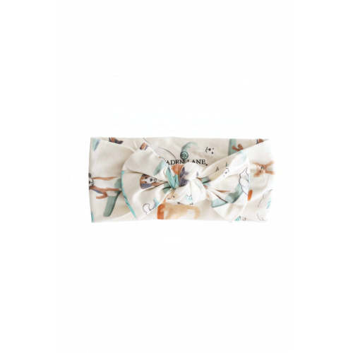 Paddle Pups Knit Large Bow Headwrap
