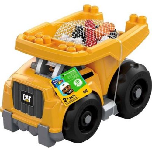 Mega Bloks Cat Large Dump Truck Building Toy - 25pcs