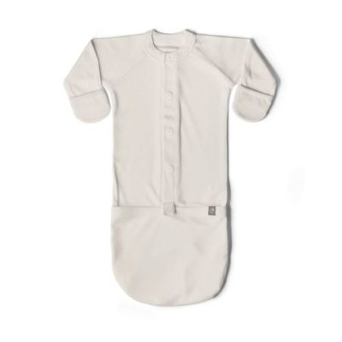 Goumi 24 Hour Convertible Sleeper Baby Gown - Storm Gray 0-3m
