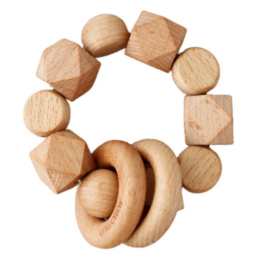 Wooden Rattle Toy Default Title