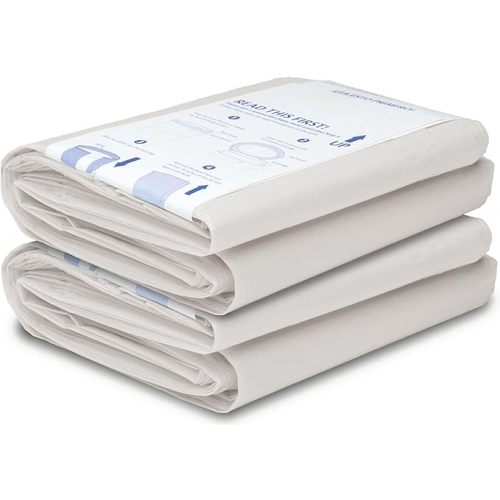 Diaper Dekor Plus Diaper Pail Refills | 4 Count | Most Economical Refill System | Quick & Easy to Replace | No Preset Bag Size Use Only What You Need | Exclusive End-of-Liner Marking - 4 Count (Pack of 1)