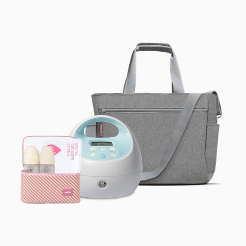 S1 Plus Electric Breast Pump with Tote Bag and Accessories