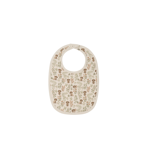 Jamie Kay Organic Cotton Bib - Charlie's Backyard – Jamie Kay USA