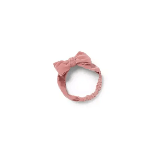 Newborn Antique Rose Baby Velvet Bow Soft Headband by Janie and Jack