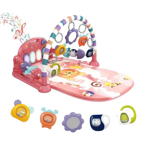 Baby Play Mat Baby Gym,Funny Play Piano Tummy Time Baby Activity - TikTok Shop
