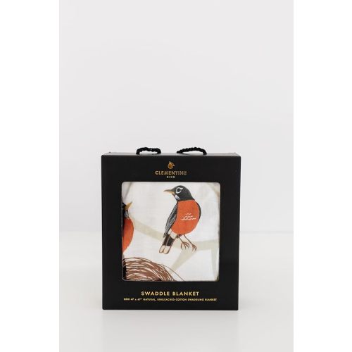 CLEMENTINE KIDS Muslin Infant Swaddles (for The Birds)