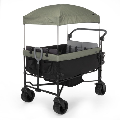 Safety 1ˢᵗ Summit Sprint Quad Wagon Stroller, Olive Haze, Toddler, Unisex
