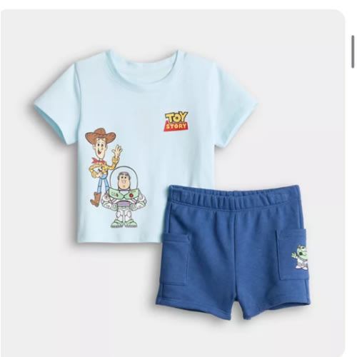 Baby BoyJumping Beans® Disney / Pixar's Toy Story 2-Piece Graphic Tee & Shorts Set
