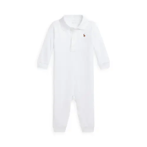 Polo Ralph Lauren Baby's Solid Interlock Coverall | Saks Fifth Avenue
