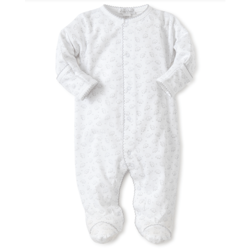 Ele-Fun Footie, White with Grey