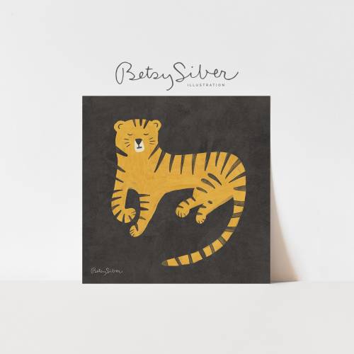 Tiger Art Print | Kid Room Decor | Nursery Wall Art | Tiger Wall Art | Tiger Poster | Tiger Art Print