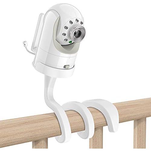 GUMBALL Baby Monitor Mount for Infant Optics DXR-8 and DXR-8 Pro Baby Monitor, Versatile Twist Mount Without Tools or Wall Damage, Security and Sturdy, White