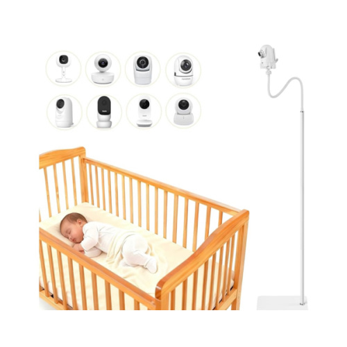 iTODOS Baby Monitor Floor Stand Holder Mount Compatible with Infant Optics DXR-8 Pro,Nanit Pro & Flex Stand,VTech VM819/VM901,HelloBaby HB6550/6560,Owlet,Momcozy,eufy,Motorola and 1/4 Threaded Camera