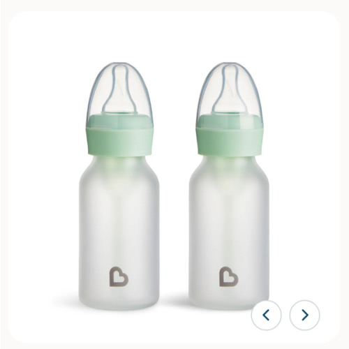 Bond® Silicone Glass Bottle 8oz, 2pk | Munchkin