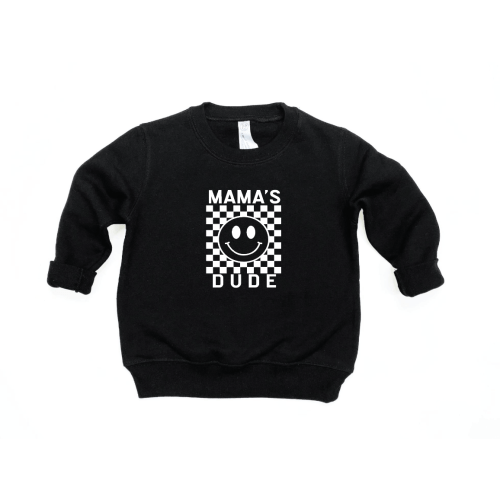 Mama's Dude Checkered Pullover