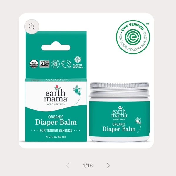 Organic Diaper Balm | Earth Mama