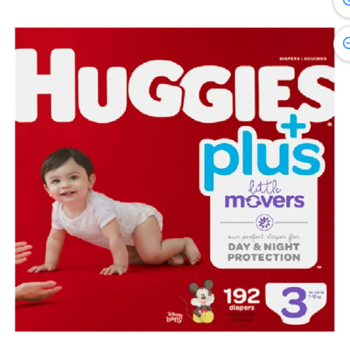 Huggies Plus Diapers Size 3