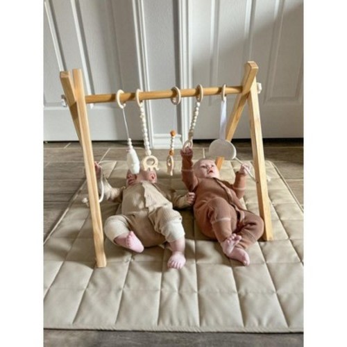 Lilac Wooden Baby Gym