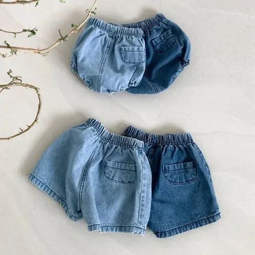Adorable Baby Boys Shorts Summer Casual Denim Short Pants for Toddler Girls Pockets Design Clothing Children Jeans Pants 0-24M - AliExpress