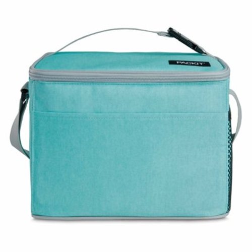 Packit Freezable, Durable, Polycanvas Lunch Cooler, 9 Can Capacity, Soft Mint