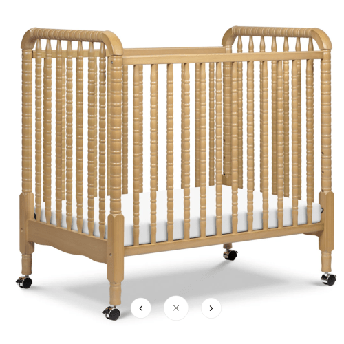 DaVinci Jenny Lind 3-in-1 Convertible Mini Crib | Modern Nursery™ - Honey