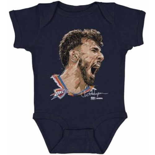 500 LEVEL Chet Holmgren Oklahoma City Thunder Scream One-Piece Infant Bodysuit