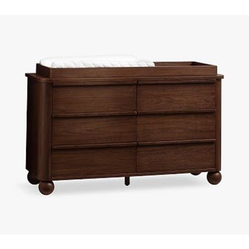 Palmer 6-Drawer Changing Table, Heritage Walnut
