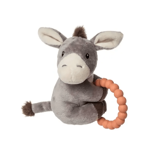 Dusty Donkey Teething Rattle