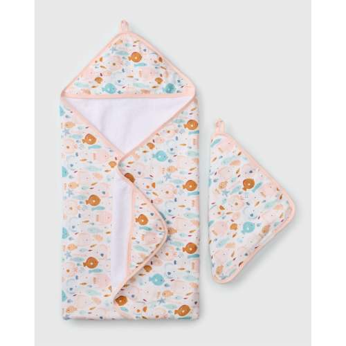 Hooded Towel Set - Sun Kissed Shoal
