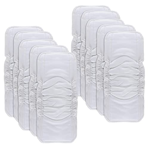 TDIAPERS Cloth Diaper Inserts 5 Layers, Reusable and Absorbent, Pack of 10