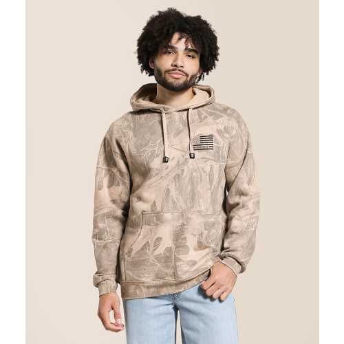 Howitzer Flag Camo Hooded Sweatshirt - Men's Sweatshirts in Chateau Grey | Buckle