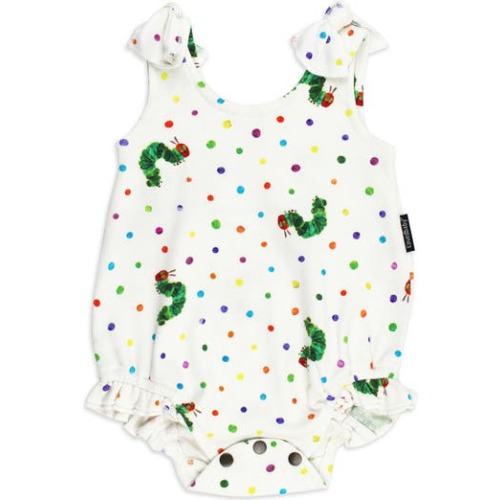 x The Very Hungry Caterpillar™ Organic Cotton Shoulder Tie Bodysuit, 6-9m (16-19 lbs)