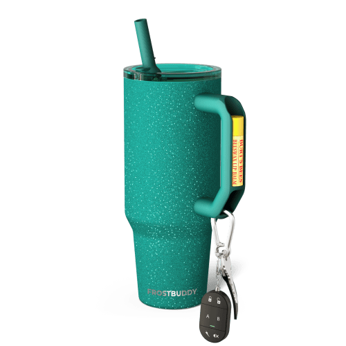 Thicc Buddy 40oz | Teal Glitz