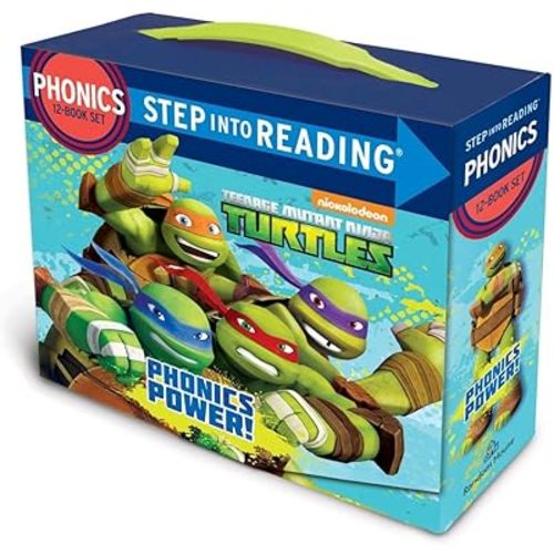 Phonics Power! (Teenage Mutant Ninja Turtles): 12 Step into Reading Books Paperback – July 28, 2015