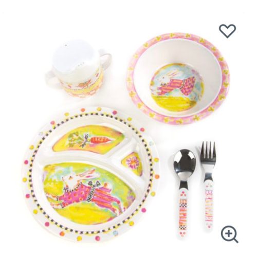 MacKenzie-Childs | Bunny Toddler's Dinnerware Set
