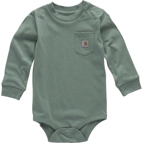 Carhartt Kid's CA5002 Long-Sleeve Pocket Bodysuit