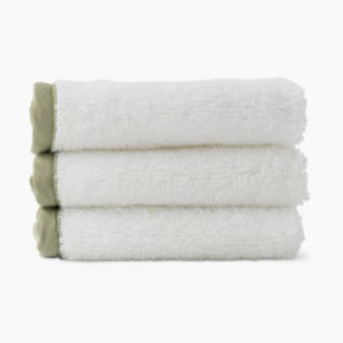 Lalo The Washcloth 3-Pack - Coconut / Sage